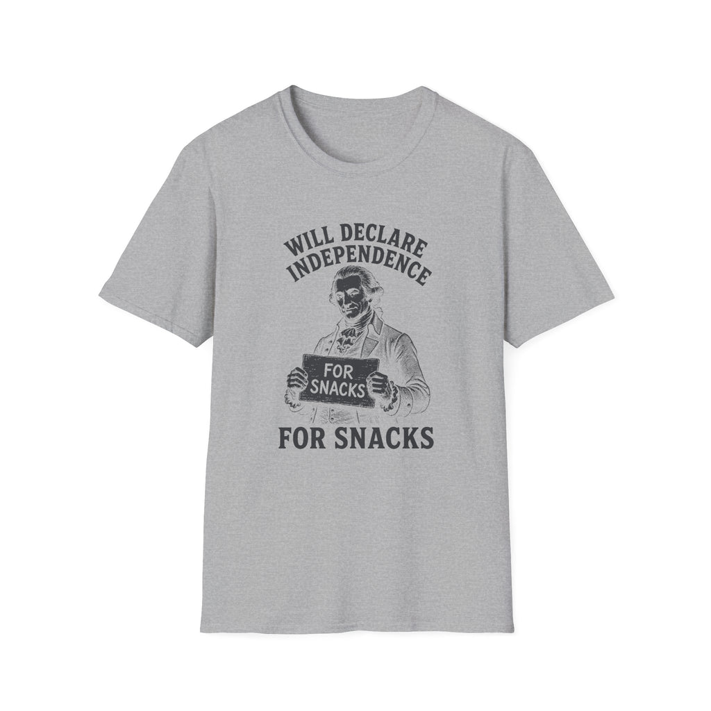 Will Declare Independence for Snacks