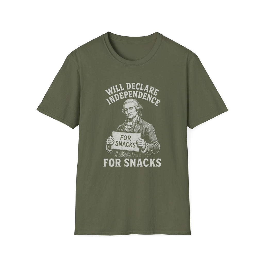 Will Declare Independence for Snacks